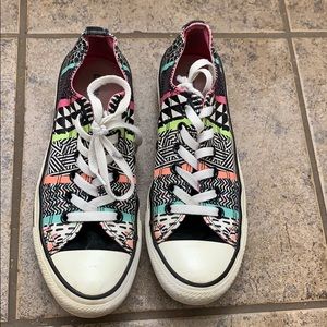 Multi colored converse
